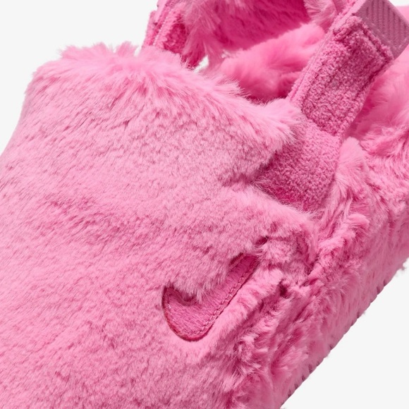 Nike Womens Calm Mule SE 'Playful Pink Fur' FZ3119-600 Size 7 - Picture 2 of 9